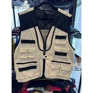 Vintage 90s Anti-leagues Revolution White Hunting Vest Size Xl